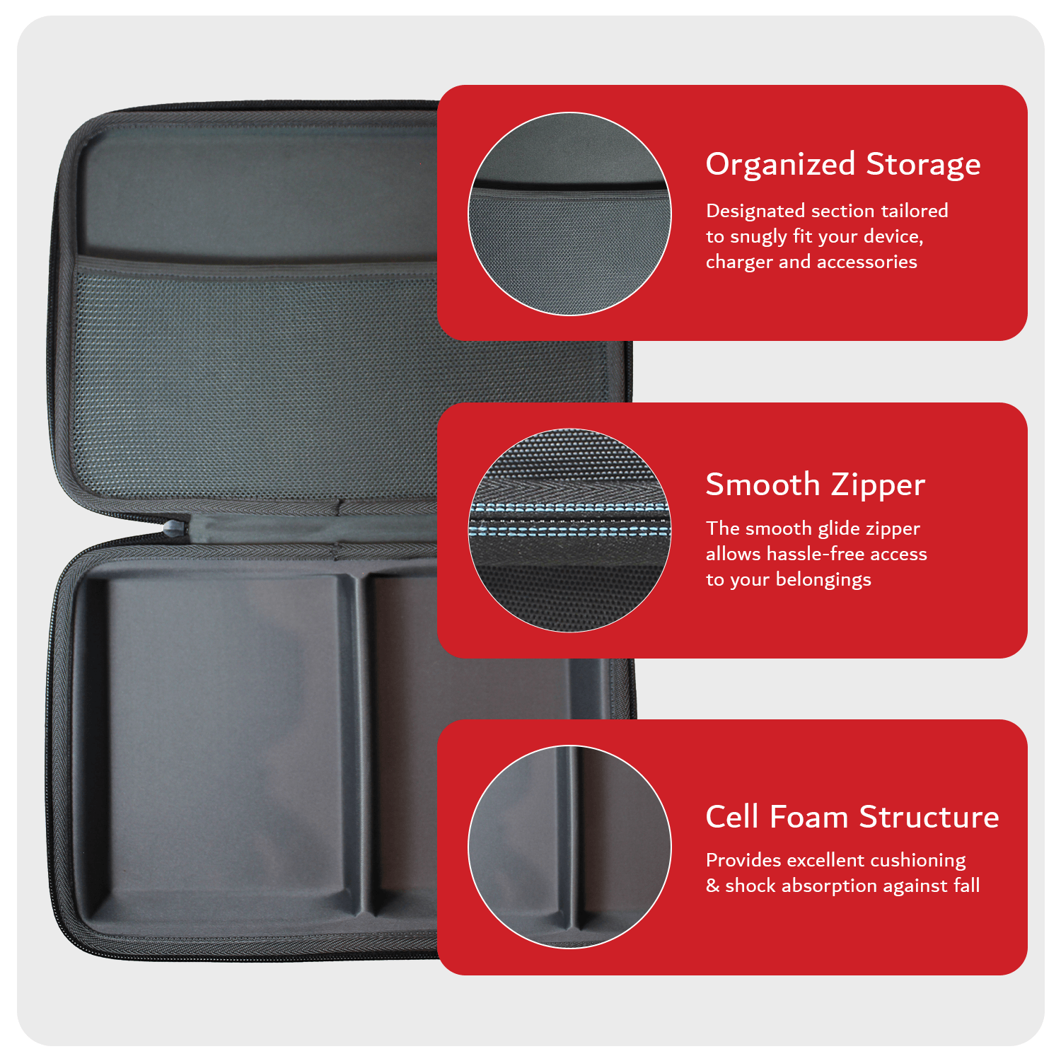 EVA Storage Carrying Case for Canon Selphy CP1200 / CP1300 - TUDIA Products