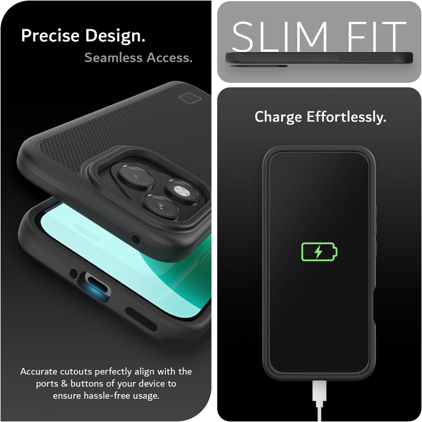 Honor 400 Lite (2025) Case MergeGrip Heavy Duty DualShield