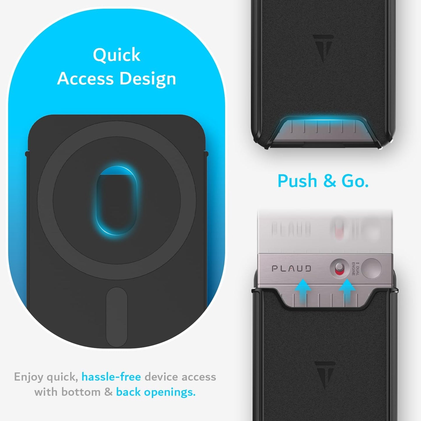 Magnetic Holder Case for PLAUD Note AI Voice Recorder