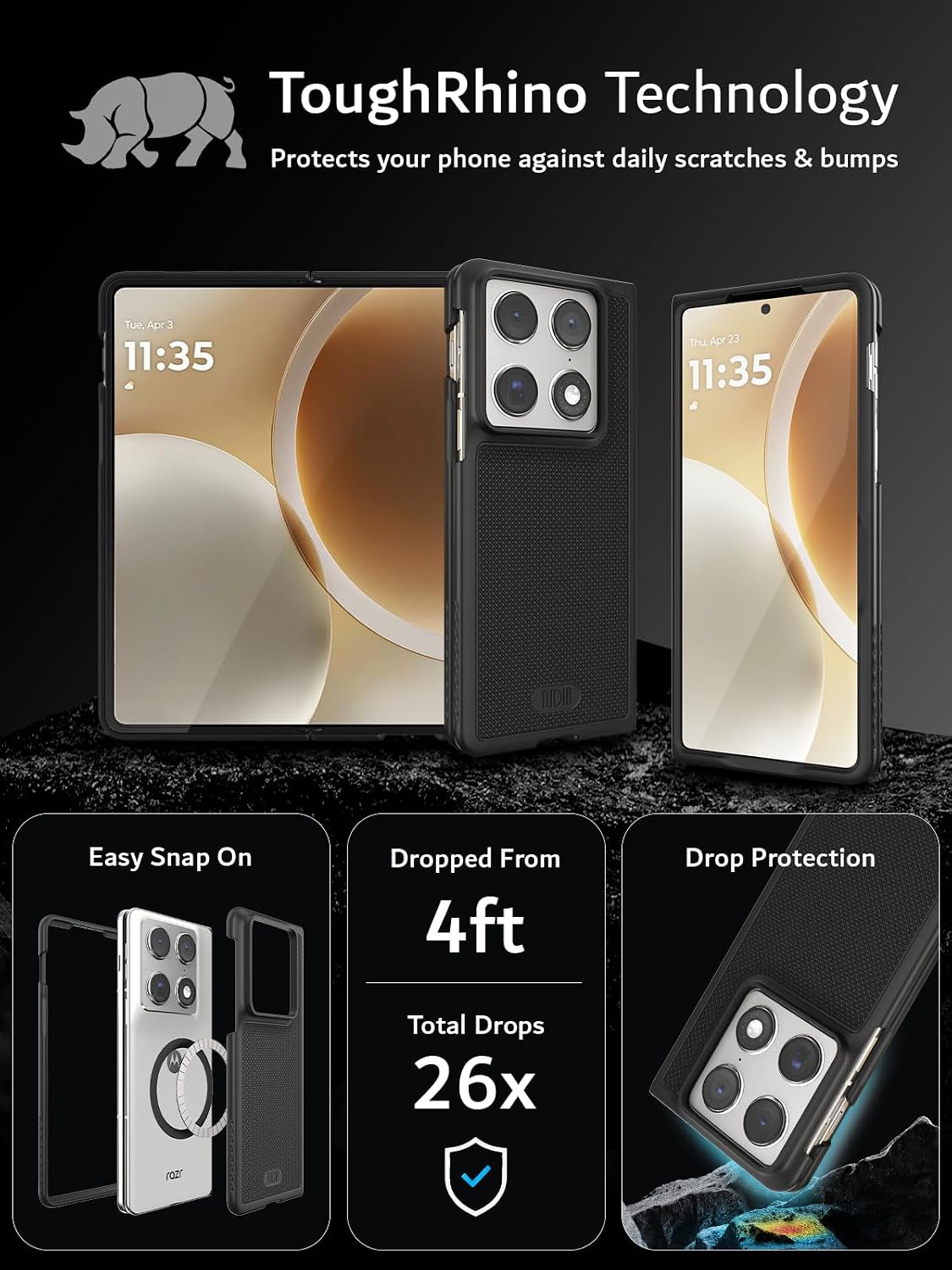 Motorola Razr Fold (2026) Case MergeGrip Heavy Duty Case
