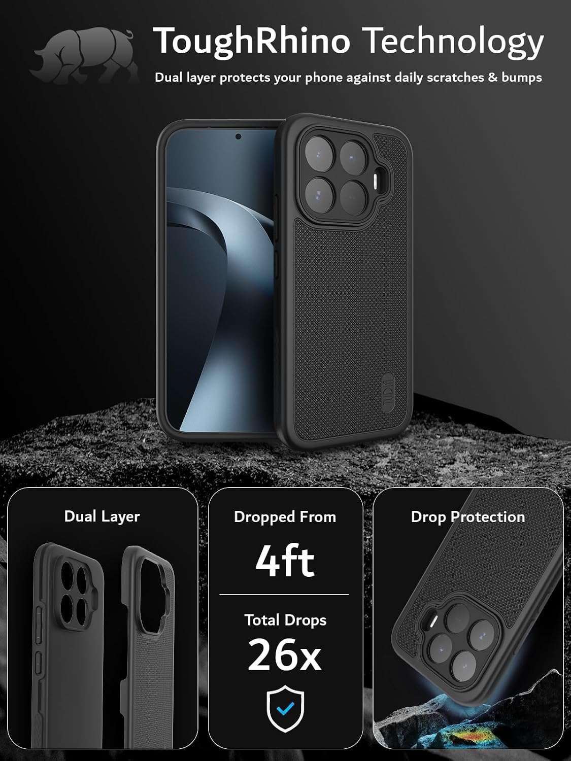 Xiaomi 17T 5G (2026) Case MergeGrip Heavy Duty DualShield