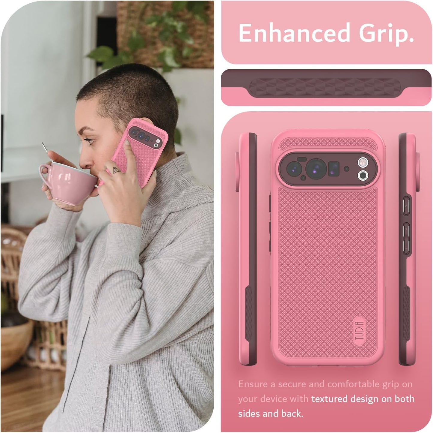 Google Pixel 10 Pro XL 2025 MagSafe Compatible Case MergeGrip with Built-In Magnet