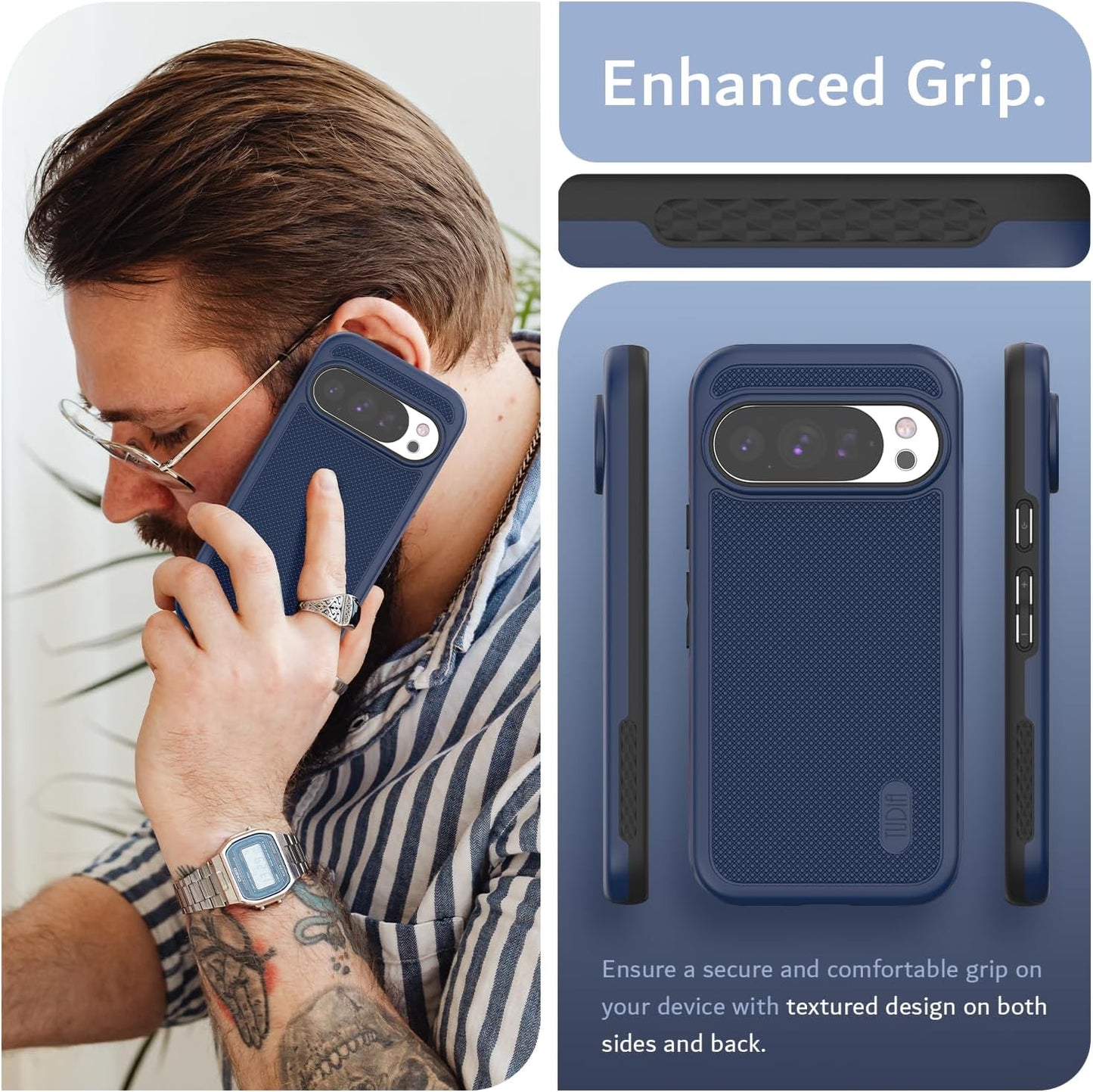 Google Pixel 10 / Pixel 10 Pro 2025 MagSafe Compatible Case MergeGrip with Built-In Magnet