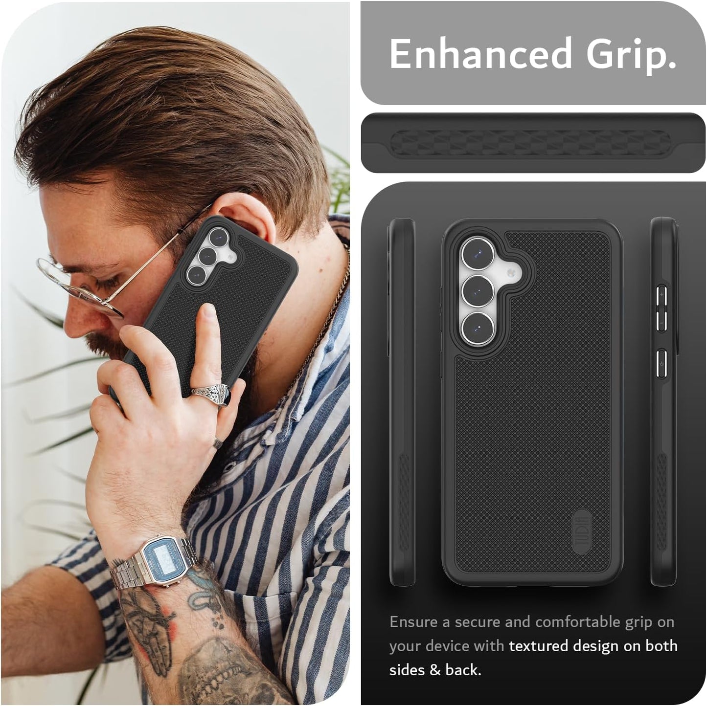 Samsung Galaxy S25 FE (2025) Case MergeGrip Heavy Duty DualShield