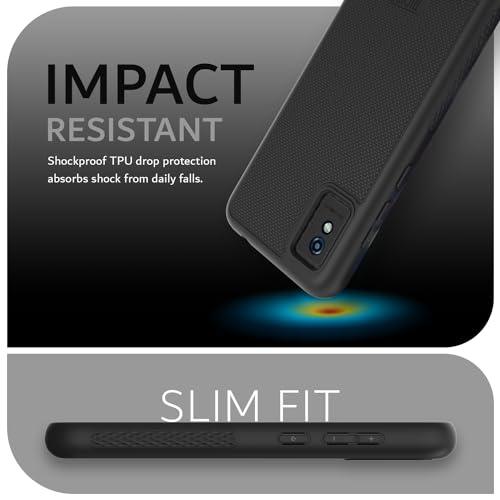 Non-slip shockproof LINNGrip case for BLU Studio Mini (2023) – ultra impact-resistant, slim protective phone cover