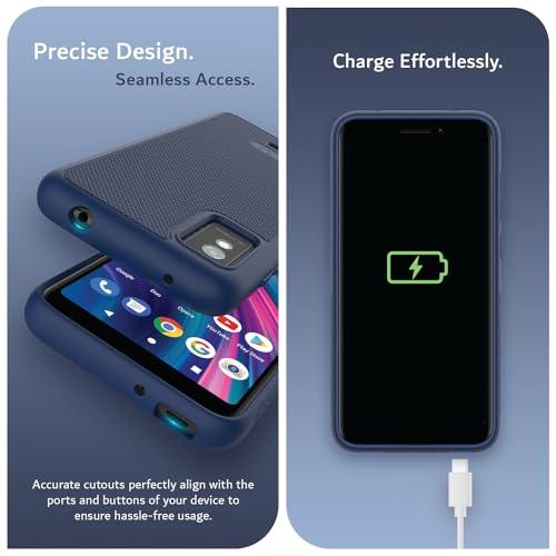 Non-slip LINNGrip case for BLU Studio Mini (2023) – ultra-precise slim TPU protective cover with seamless access to ports and buttons