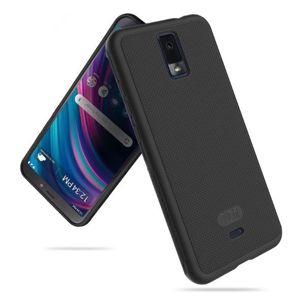 BLU View 3 phone case LINNGrip non-slip ultra slim black protective cover with slim fit design for BLU View3 smartphone