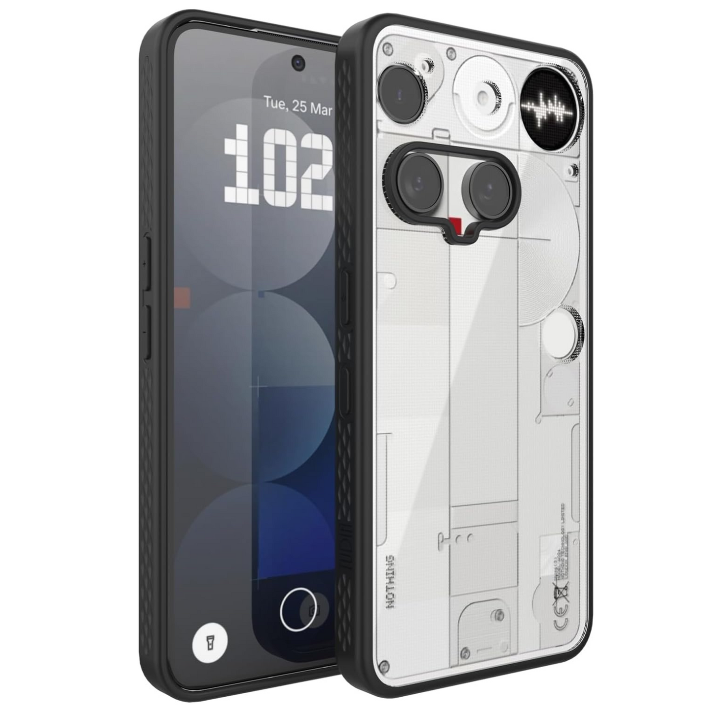 Nothing Phone 3 Case Lucion Anti-Yellowing Transparent Frosted TPU