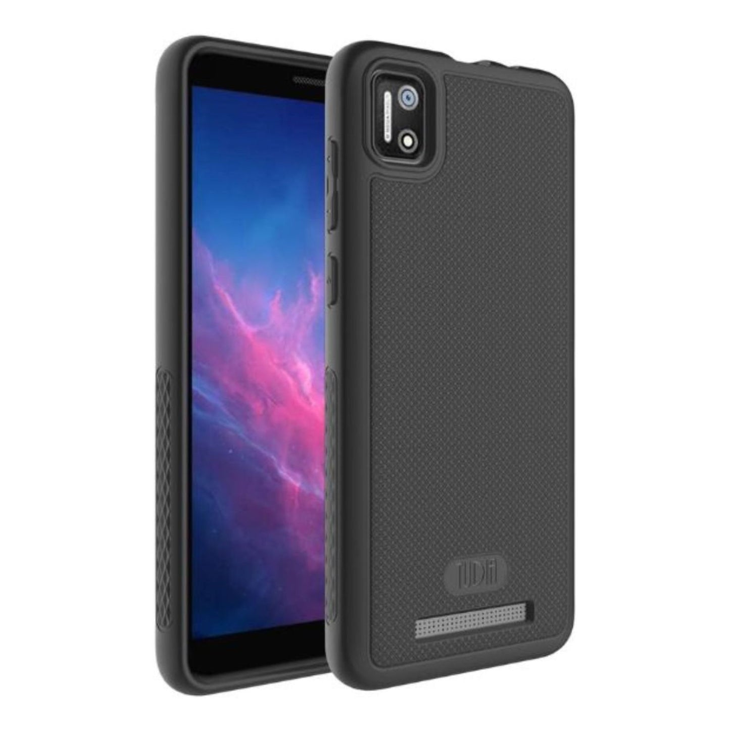 Jet Black LINNGrip Ultra Slim Non-Slip Case for Cloud Mobile Stratus C7 – Lightweight Scratch Resistant Protective Phone Cover