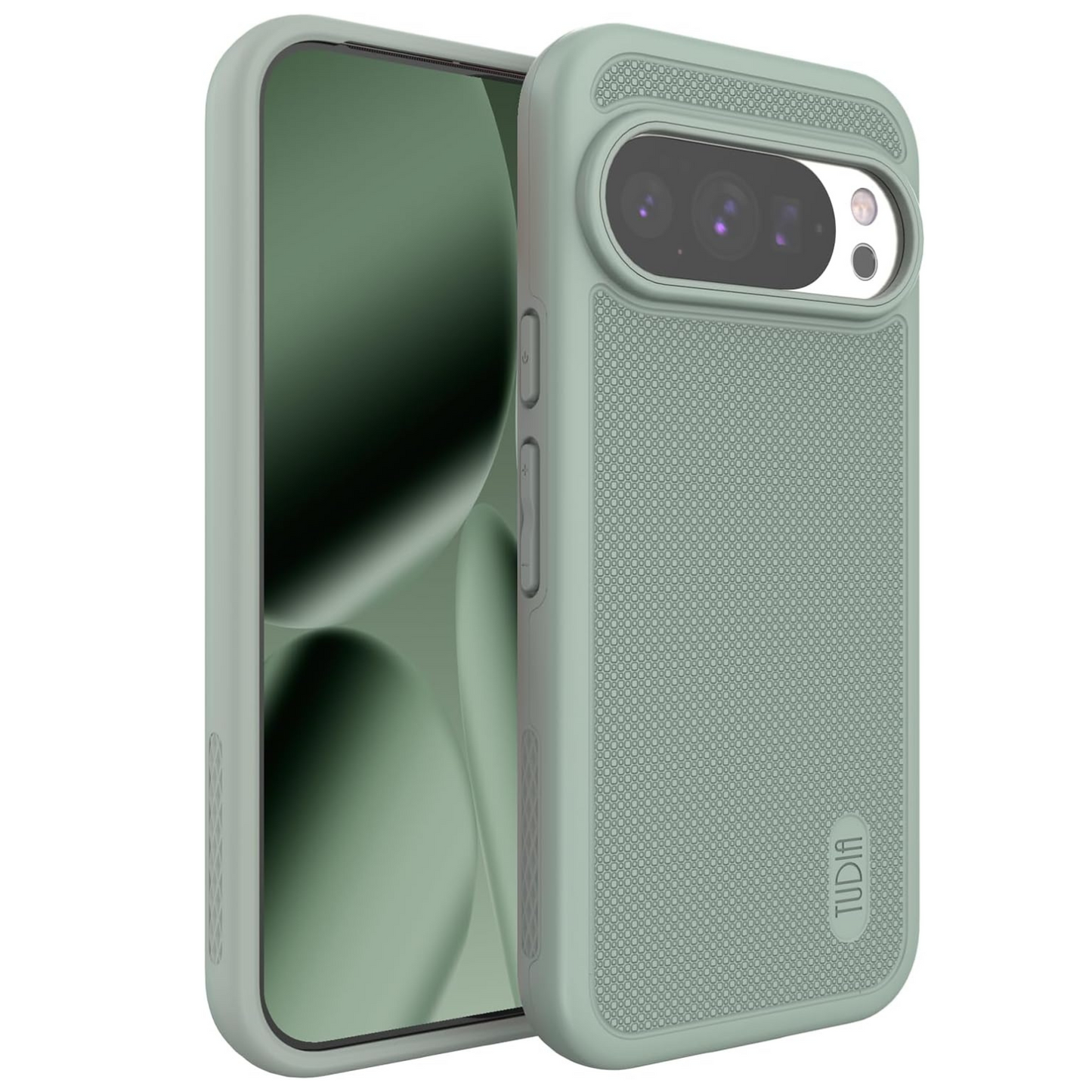 Green Lily MagSafe Compatible MergeGrip Case with Built-In Magnet for Google Pixel 10 and Pixel 10 Pro (2025) – Shockproof Slim Protective Cover