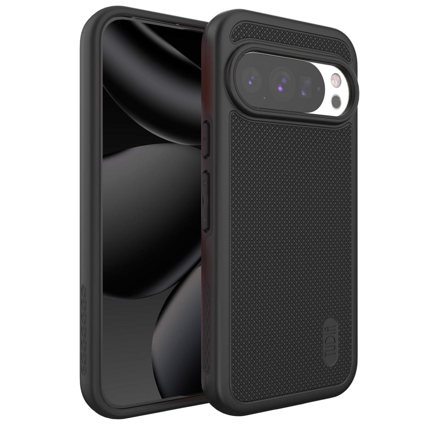 Matte Black MagSafe Compatible MergeGrip Case with Built-In Magnet for Google Pixel 10 and Pixel 10 Pro (2025) – Shockproof Slim Protective Cover