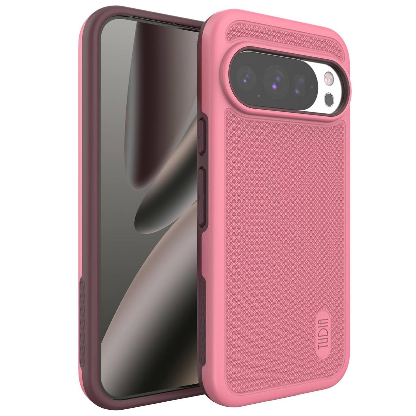 Smokey Pink MagSafe Compatible MergeGrip Case with Built-In Magnet for Google Pixel 10 and Pixel 10 Pro (2025) – Shockproof Slim Protective Cover