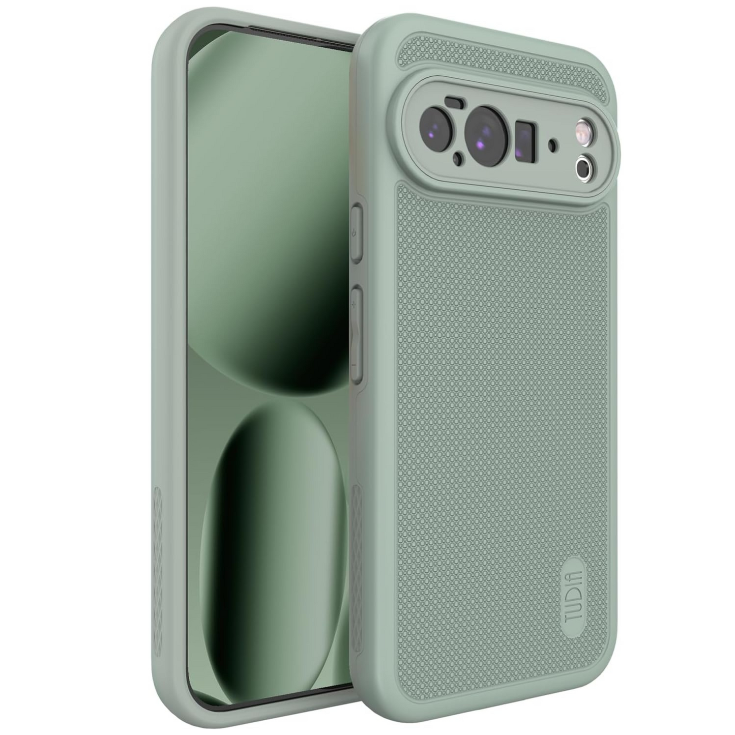 Green Lily MagSafe Compatible MergeGrip Case with Built-In Magnet for Google Pixel 10 Pro XL (2025) – Shockproof Slim Protective Cover