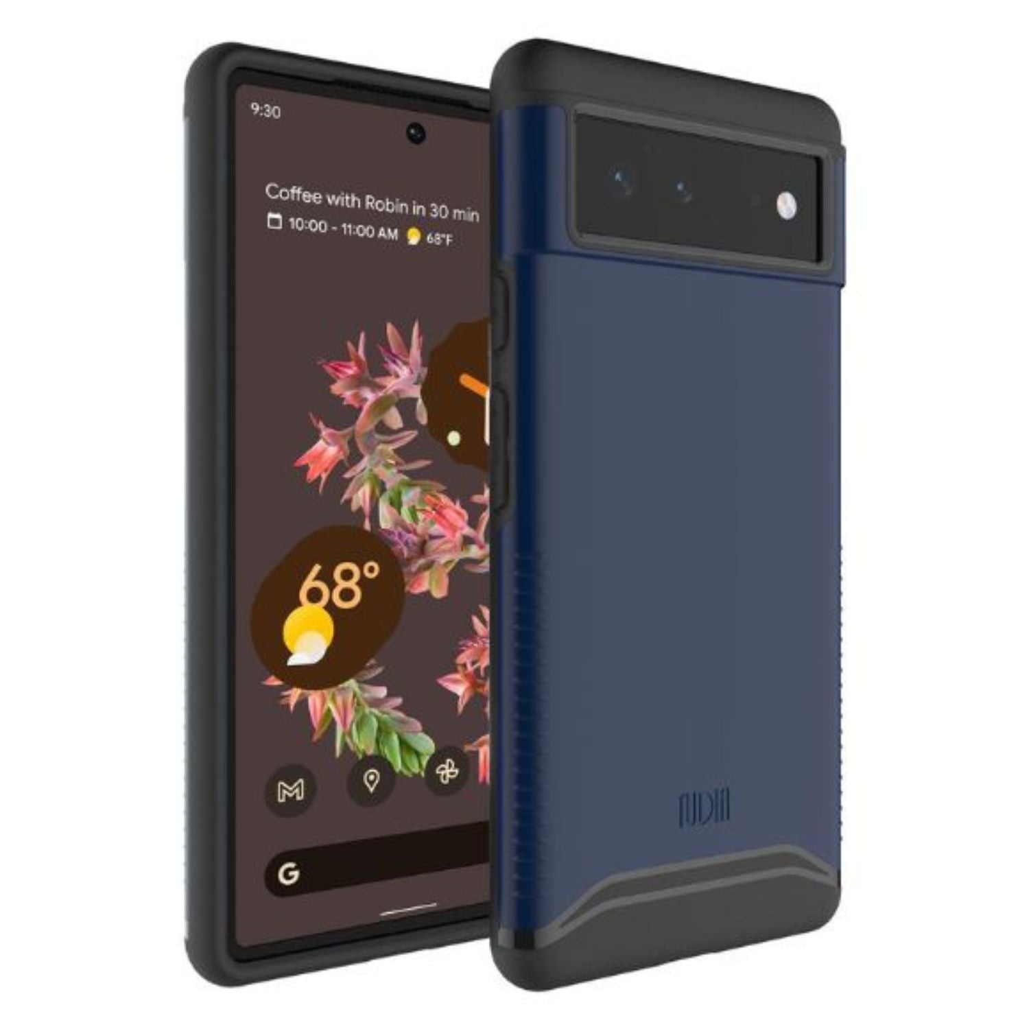 Indigo Blue TUDIA Merge Dual Layer Case for Google Pixel 6 – Heavy Duty Shockproof Protective Phone Cover