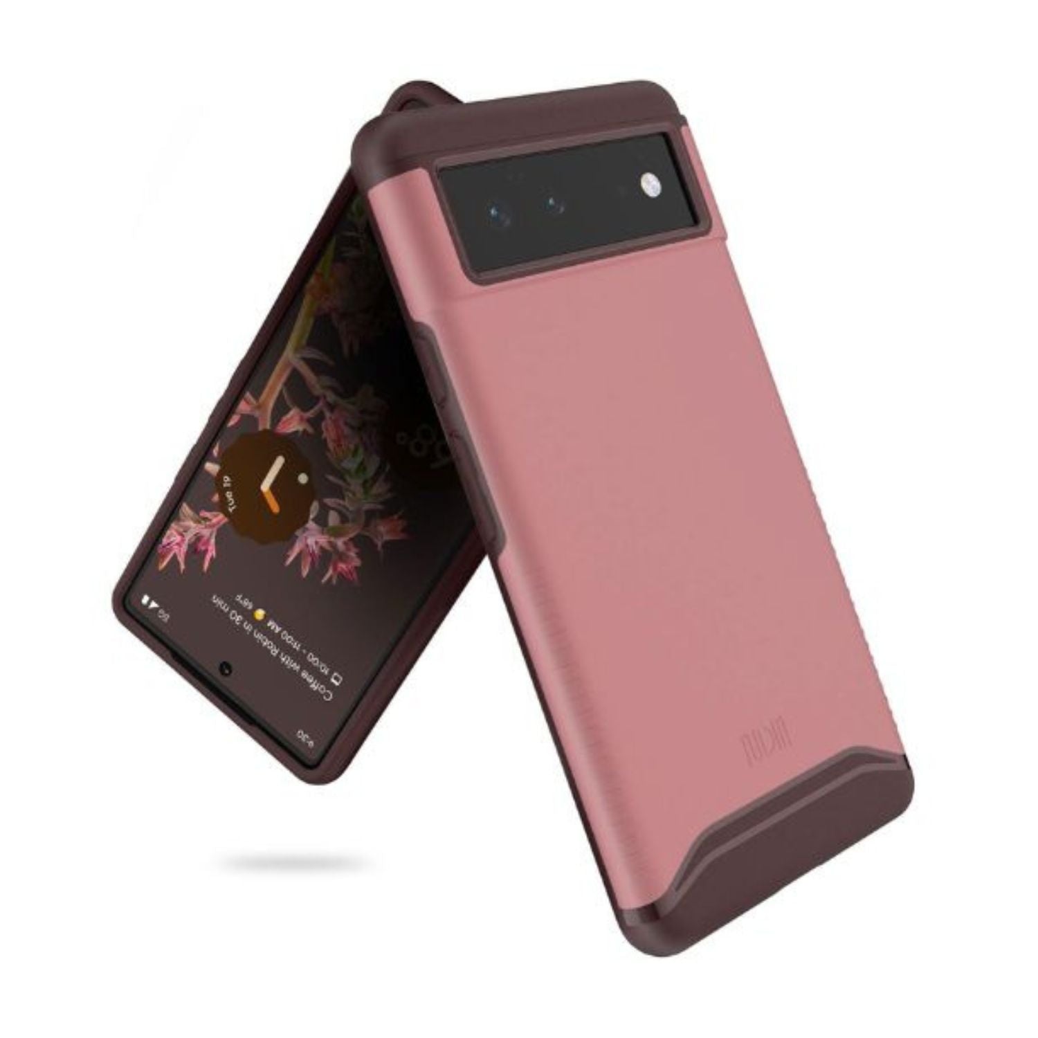 Smokey Pink TUDIA Merge Series case for Google Pixel 6 – dual-layer heavy-duty shockproof phone cover