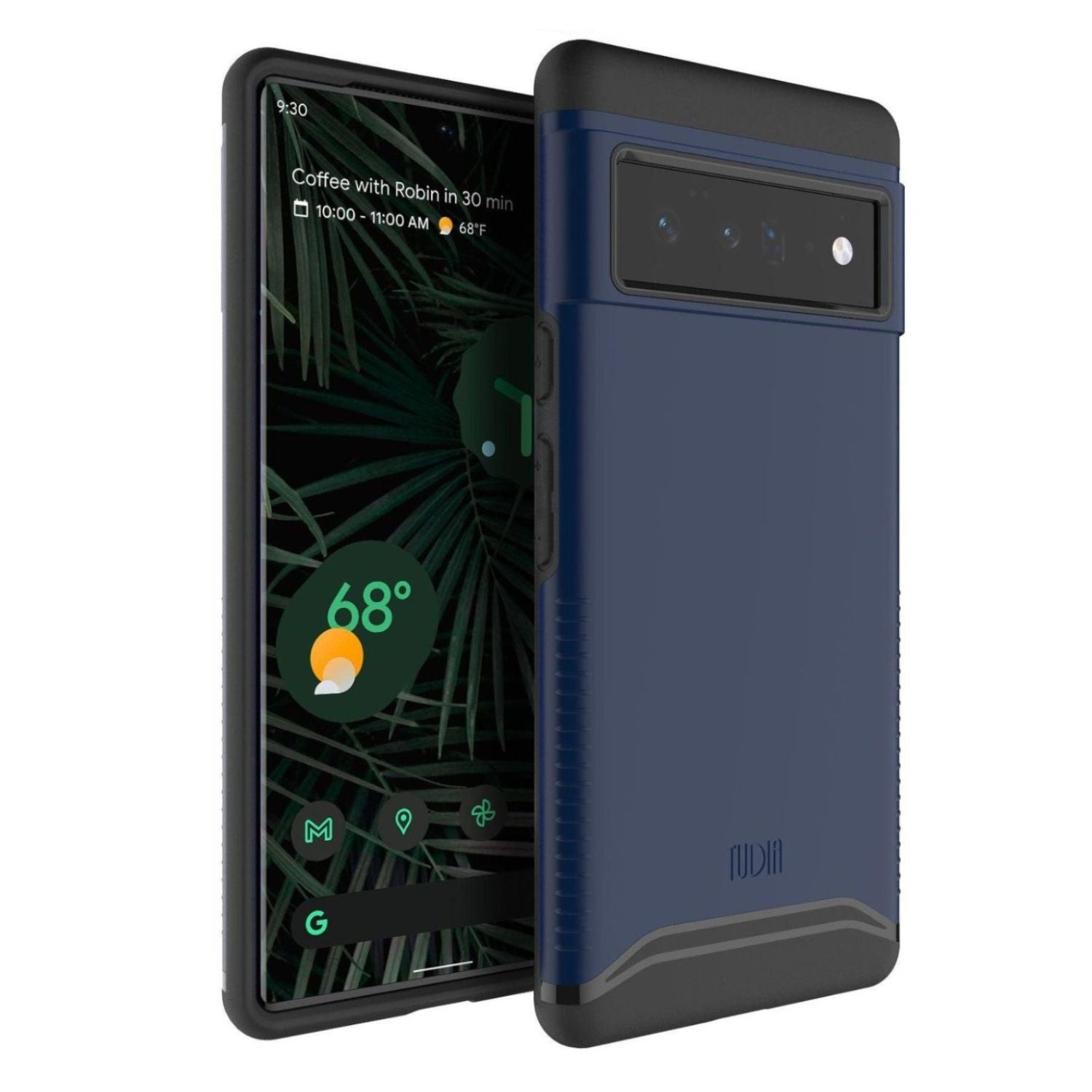 Google Pixel 6 Pro case Merge heavy duty dual layer in indigo blue color, shockproof and durable phone protective cover