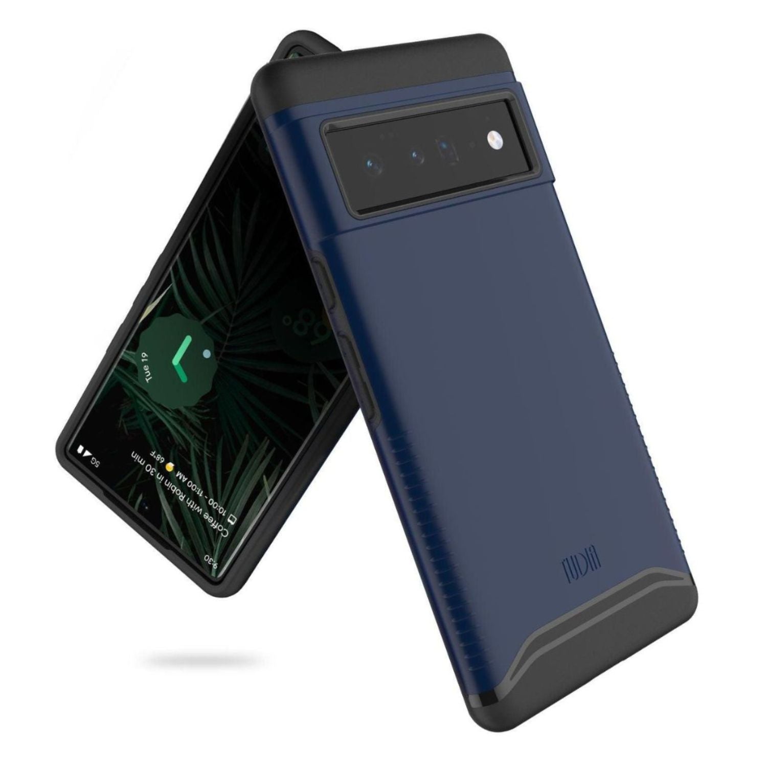 TUDIA Merge Series Indigo Blue Dual Layer Rugged Case for Google Pixel 6 Pro – Shockproof Heavy Duty Phone Cover
