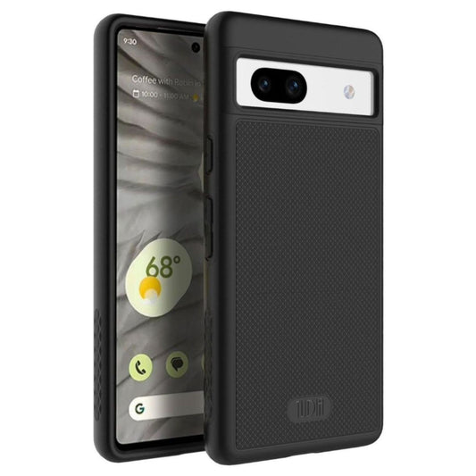 Black MergeGrip Slim Shockproof Case for Google Pixel 7a – Durable Protective Phone Cover