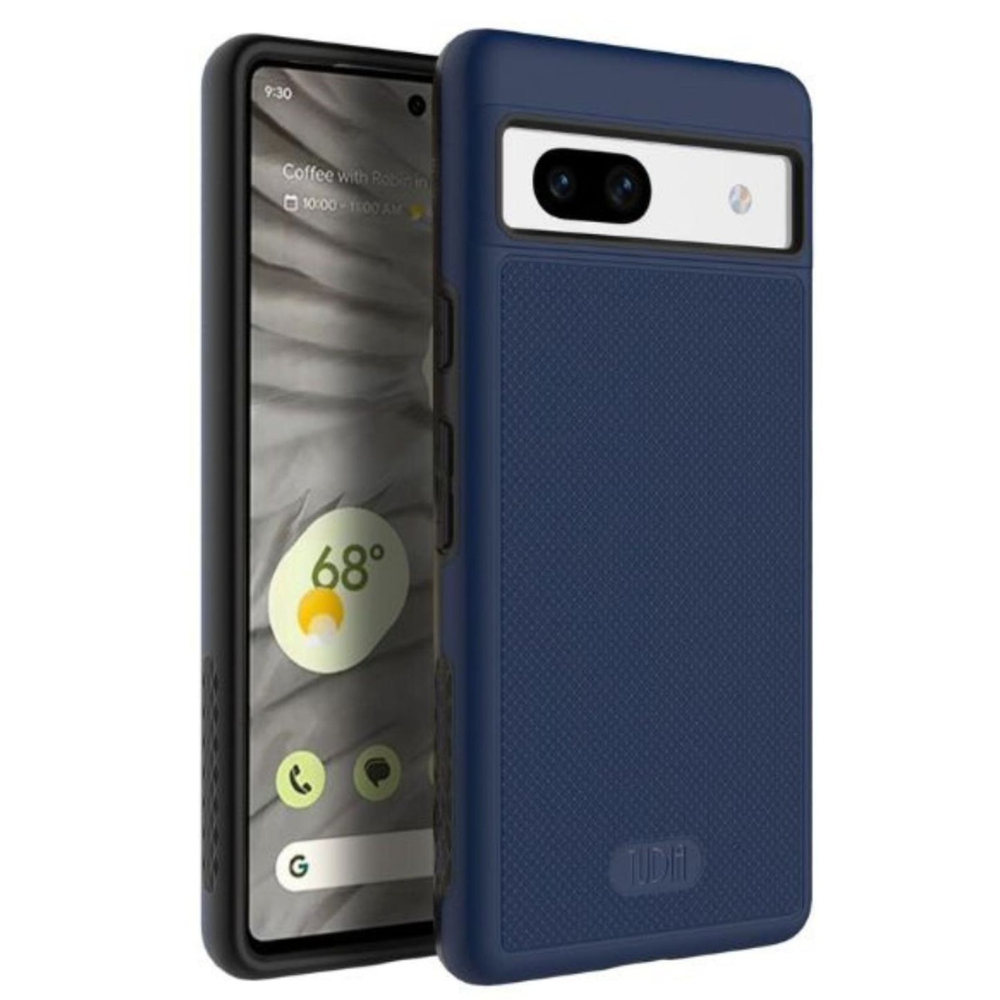 TUDIA MergeGrip Indigo Blue Case for Google Pixel 7a – Slim Shockproof Cover with Built-in Magnet