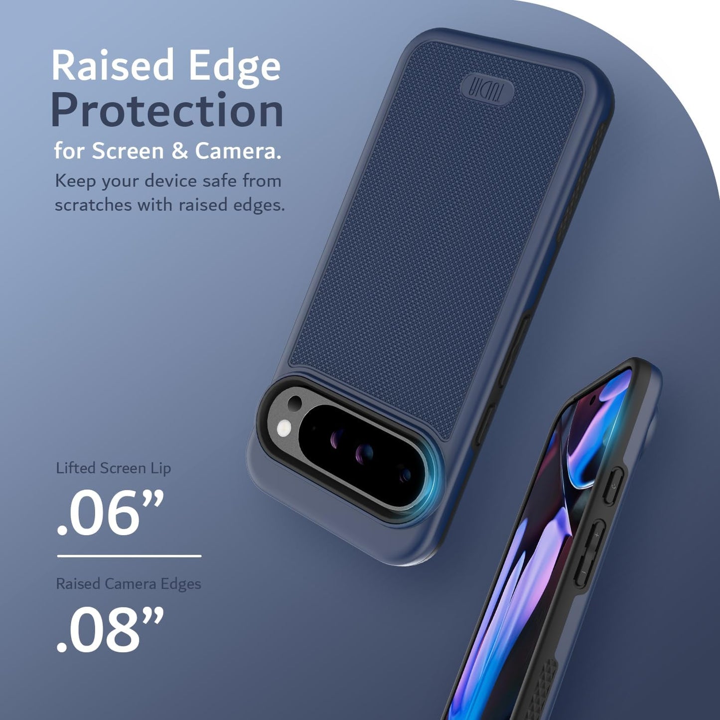 MagSafe-compatible MergeGrip case for Google Pixel 9 Pro XL 2024 with dual-layer protection and raised edges for screen and camera defense