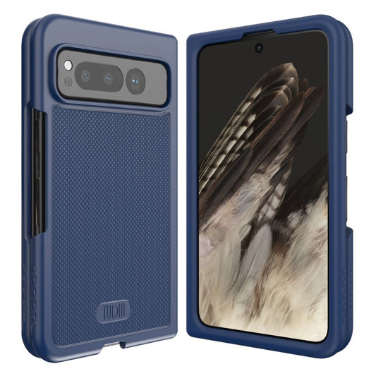 Google Pixel Fold case MergeGrip in indigo blue color with built-in magnet, slim and durable protective phone cover