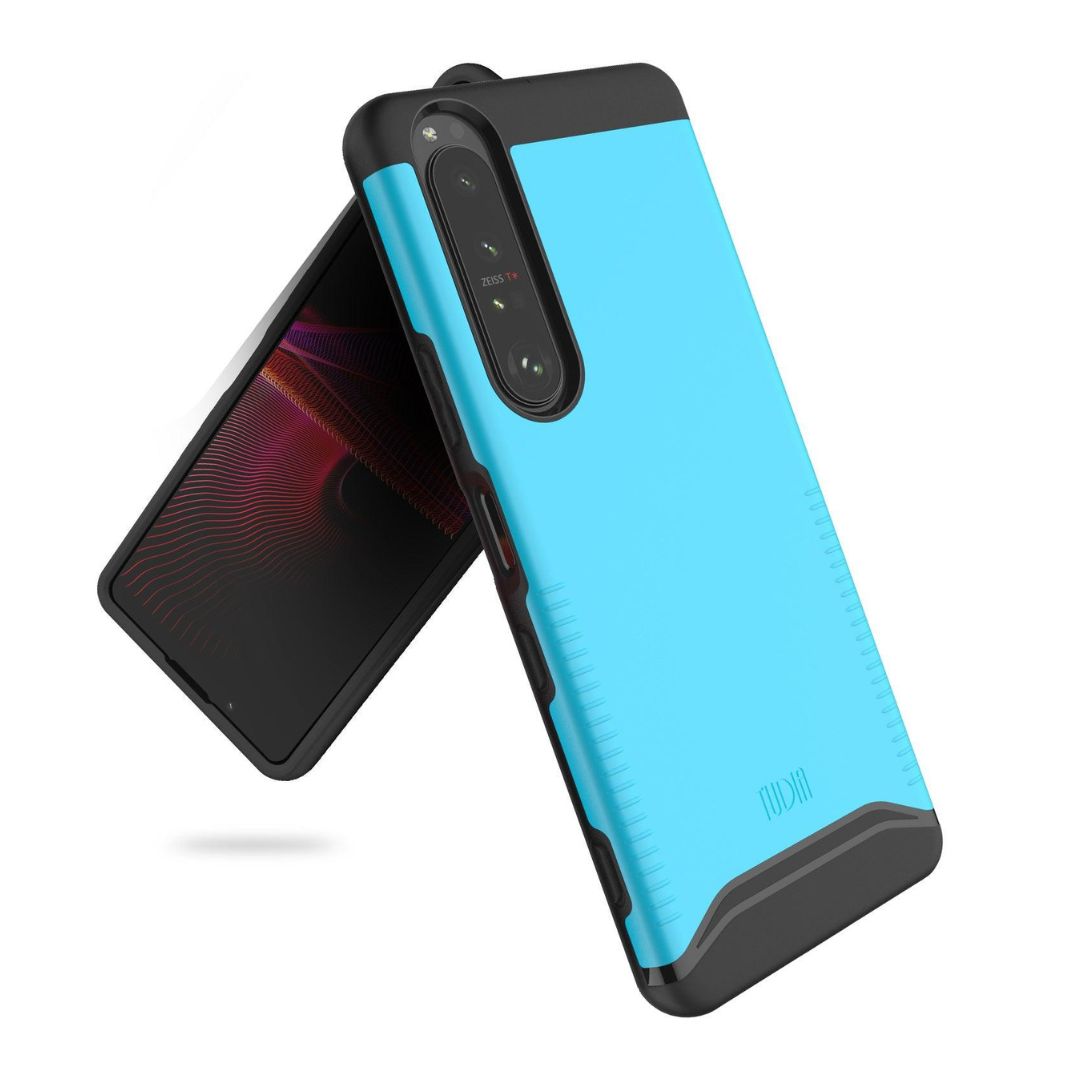 Blue TUDIA MERGE Dual Layer Protective Case for Sony Xperia 1 III (2021) – Shockproof Slim Rugged Phone Cover