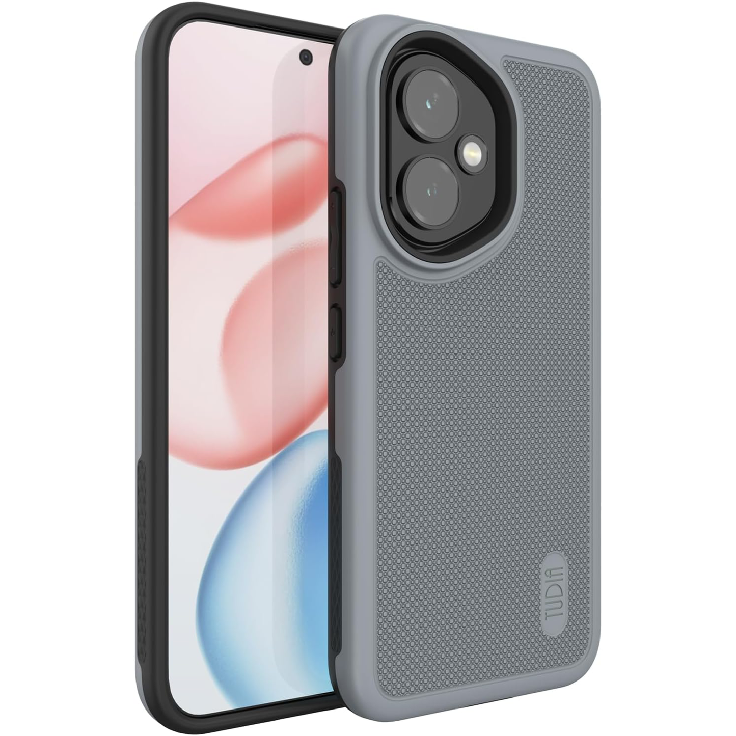 Gray MergeGrip Heavy Duty DualShield Case for Honor 400 5G (2025) – Shockproof Slim Phone Cover