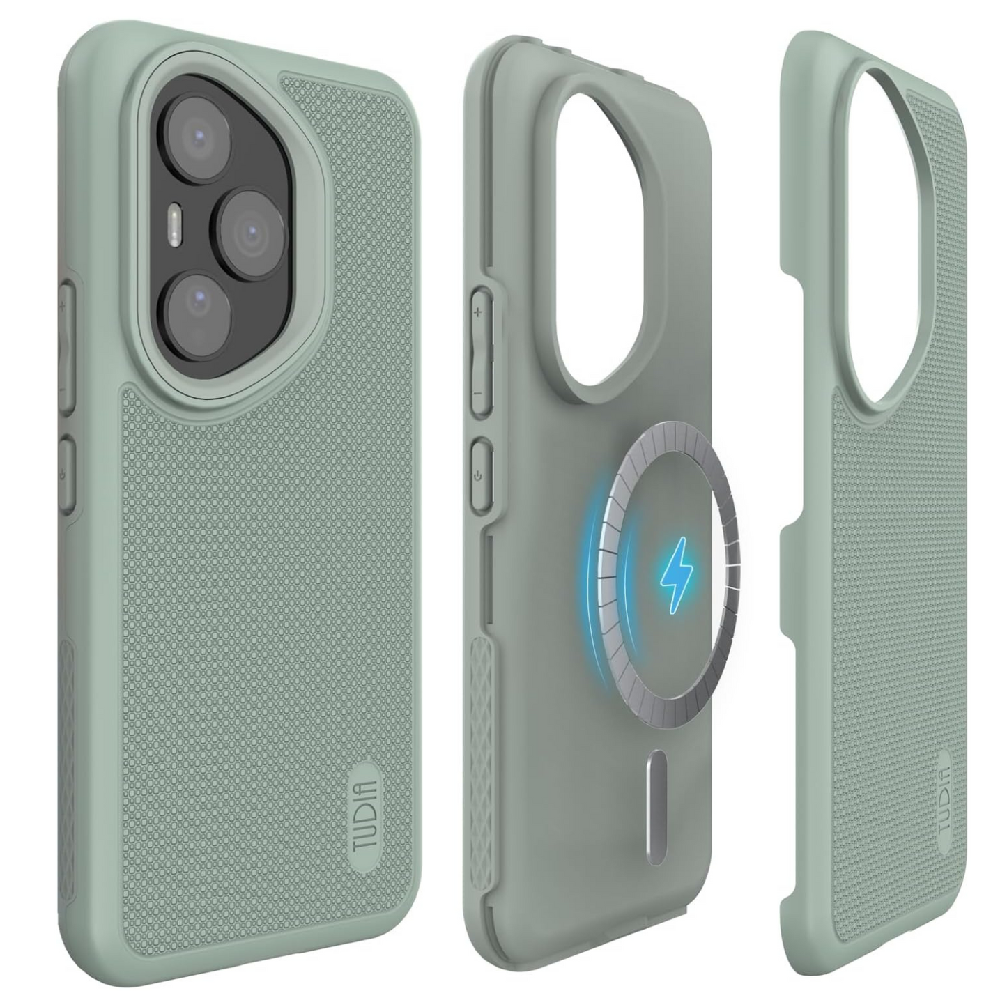 Green Lily MergeGrip MagSafe Heavy Duty DualShield Case for Honor 400 Pro 5G (2025) – Shockproof Slim Phone Cover