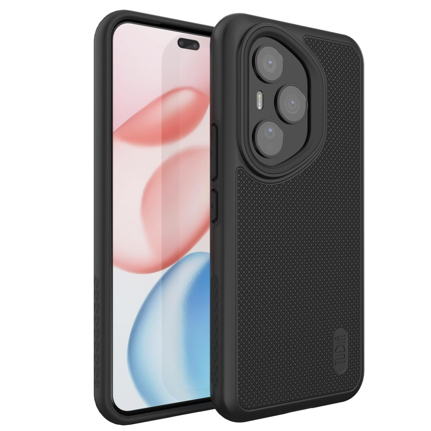 Matte Black MergeGrip Heavy Duty DualShield Case for Honor 400 Pro 5G (2025) – Shockproof Slim Phone Cover