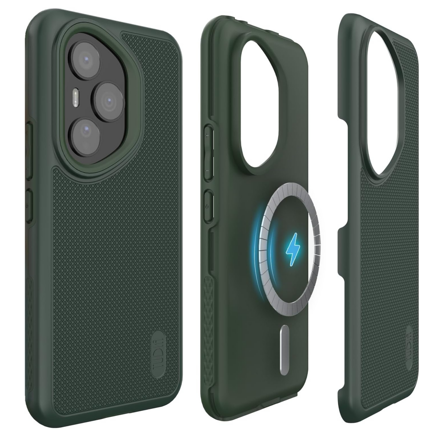 Pine Green MergeGrip MagSafe Heavy Duty DualShield Case for Honor 400 Pro 5G (2025) – Shockproof Slim Phone Cover