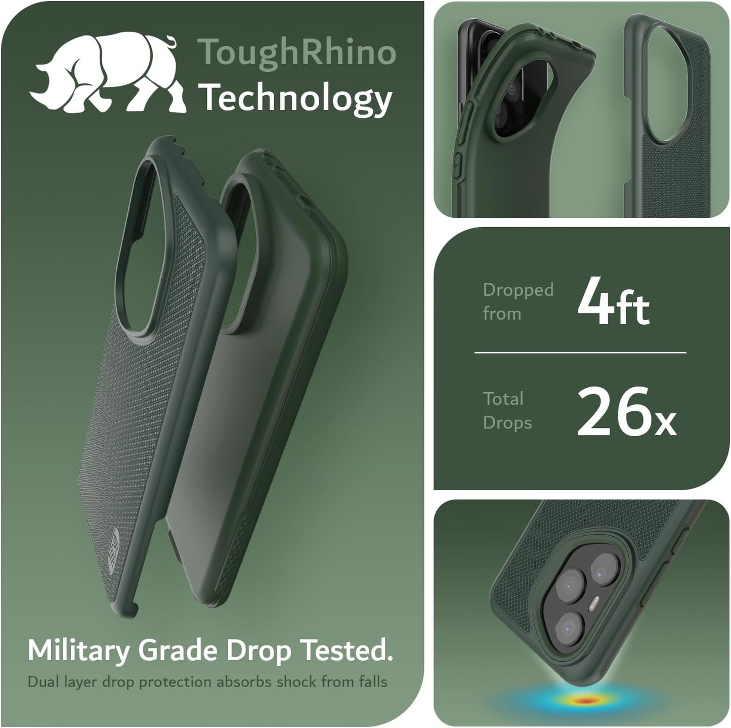 MagSafe-compatible rugged case for Honor 400 Pro 5G (2025) – MergeGrip design with military-grade dual-layer drop protection