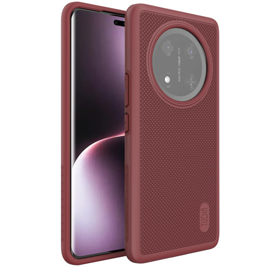Burgundy MergeGrip Heavy Duty DualShield Case for Honor Magic 7 Lite 5G (2025) – Rugged Shockproof Protective Phone Cover with Anti-Slip Grip