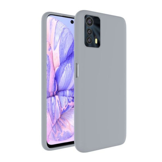 Cool Gray Ultra Slim Liquid Silicone Case for NUU Mobile B20 – Soft Touch, Shockproof Protective Phone Cover