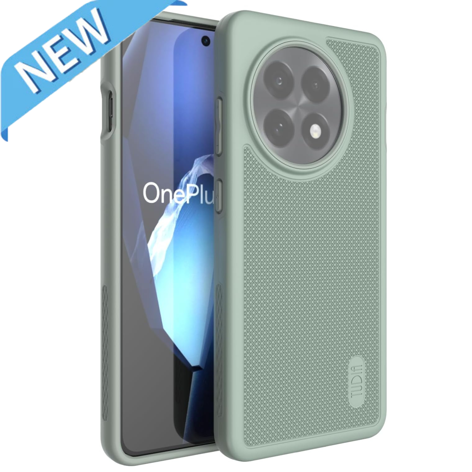 Green Lily MergeGrip Heavy Duty DualShield Case for OnePlus 13R 5G (2025) – Rugged Shockproof Protective Phone Cover