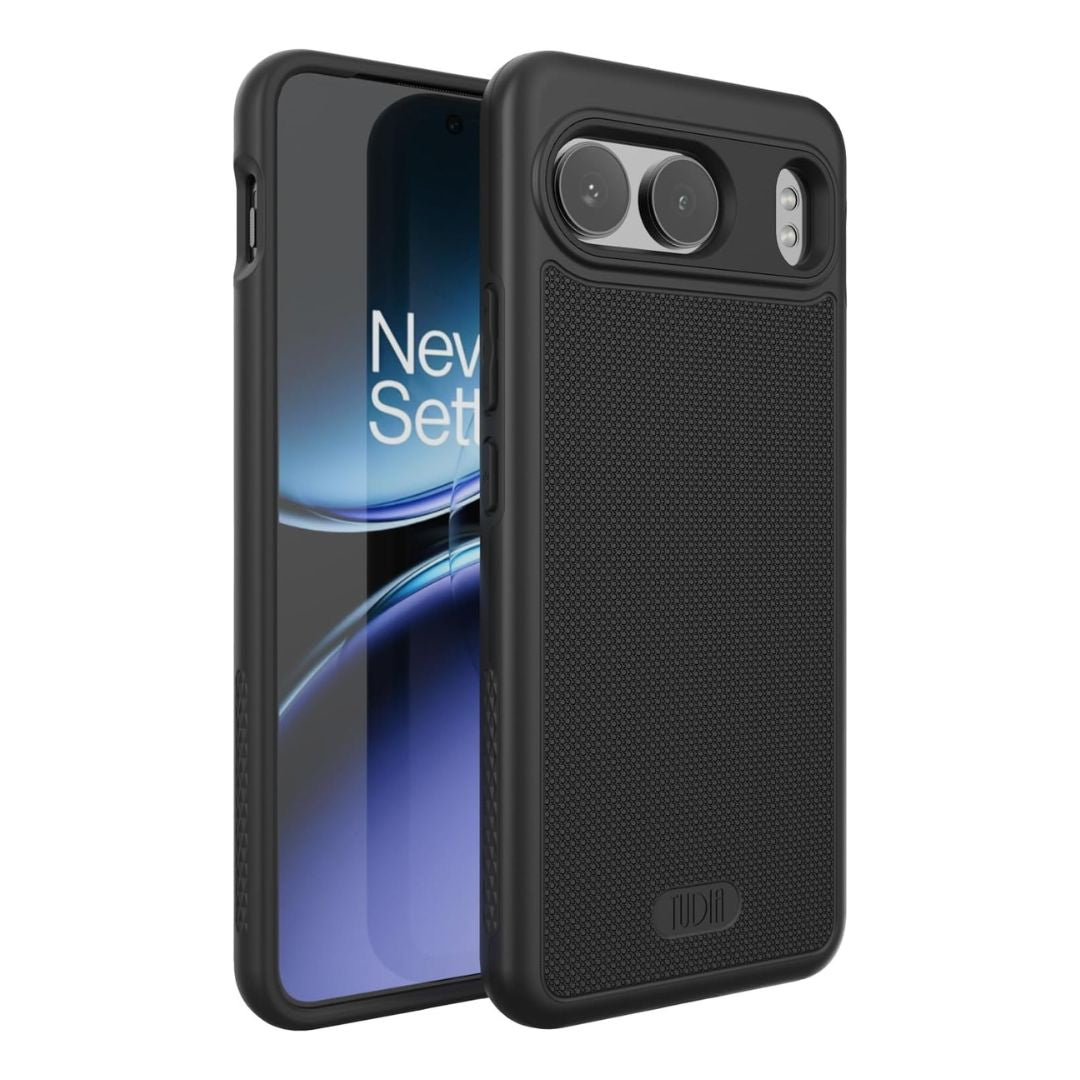 Jet Black MergeGrip Heavy Duty DualShield Case for OnePlus Nord 4 5G – Rugged Shockproof Protective Phone Cover