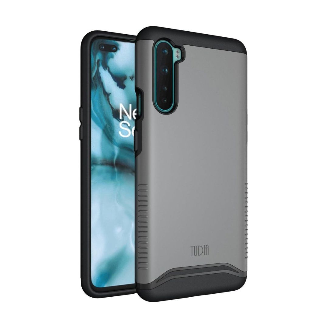 Metallic Slate MERGE Heavy Duty Dual Layer Case for OnePlus Nord – Rugged Shockproof Slim Protective Phone Cover