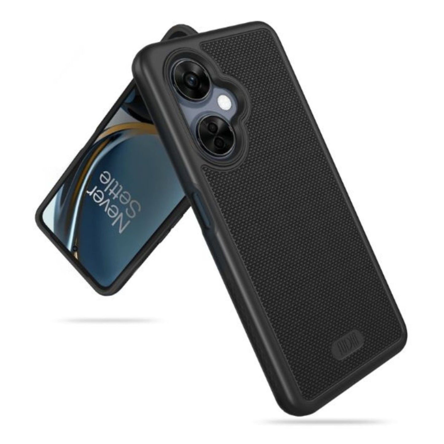OnePlus Nord N30 5G phone case in jet black with MergeGrip dual-layer heavy duty protection, shockproof and durable cover