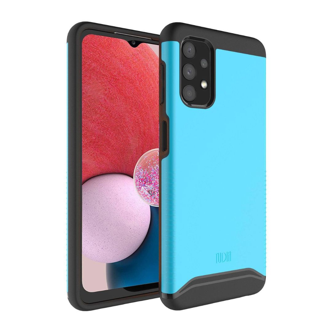 Samsung Galaxy A13 4G phone case MERGE heavy duty dual layer protective case in blue color