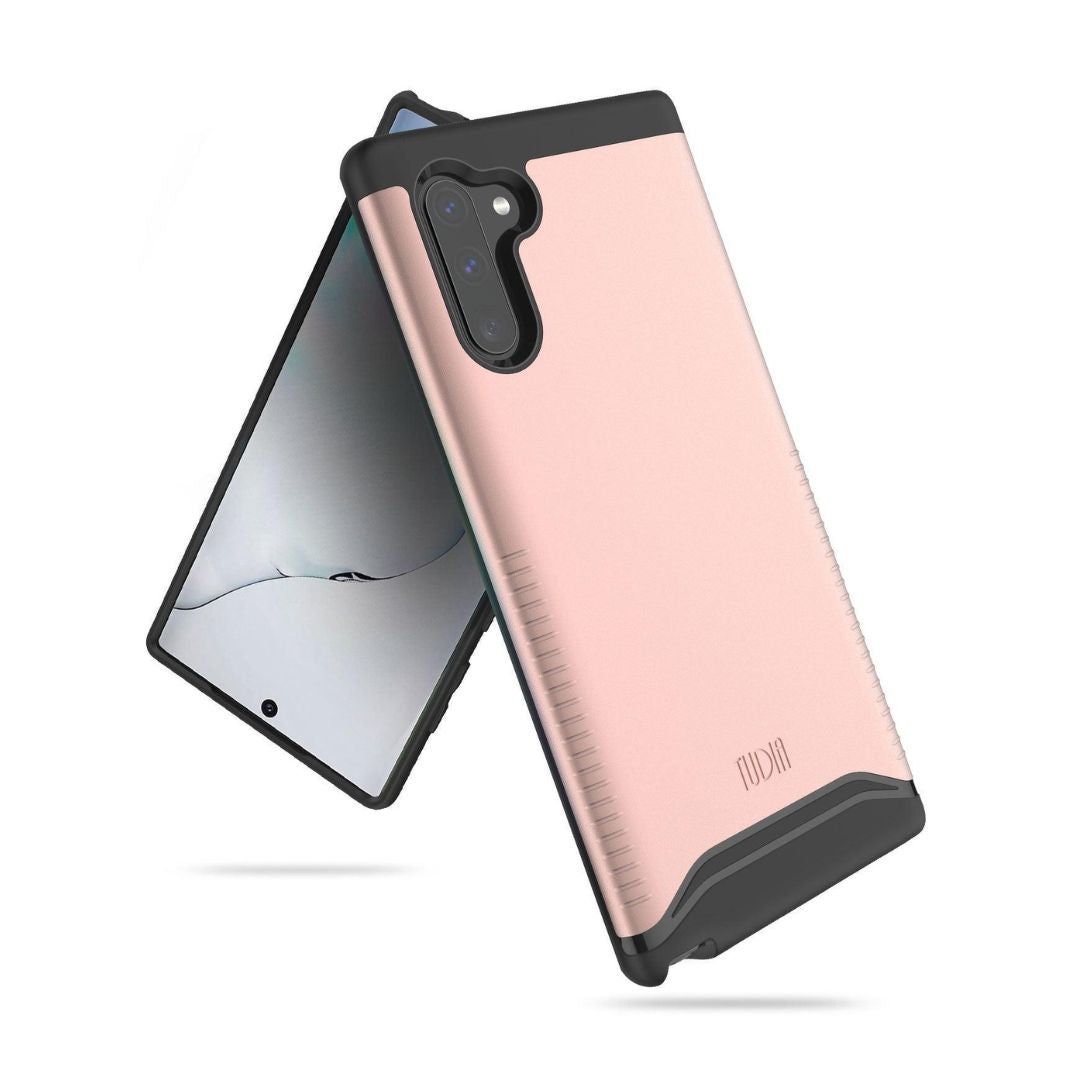 Rose Gold TUDIA MERGE Heavy Duty Dual Layer Case for Samsung Galaxy Note 10 – Shockproof Protective Cover