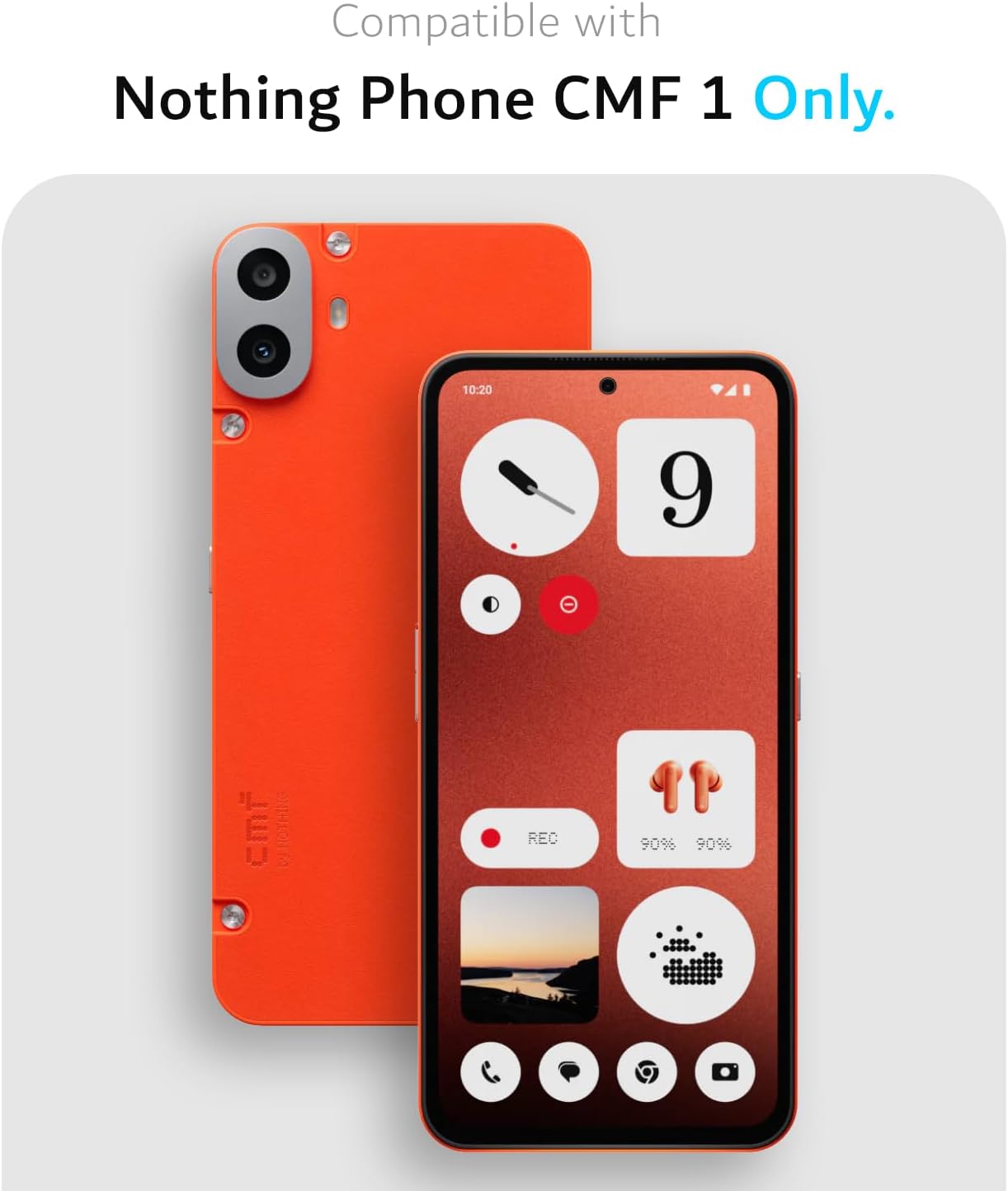 Nothing CMF Phone (1) Case SKN Shockproof Transparent Crystal Clear TPU - TUDIA Products