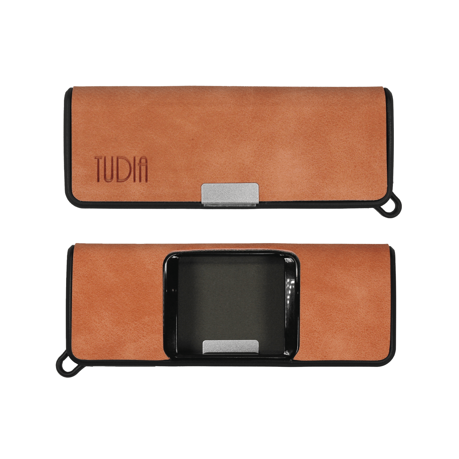 Slim-Fit Heavy Duty Leather Case for AliveCor Kardia Mobile 6L Heart Monitor - TUDIA Products
