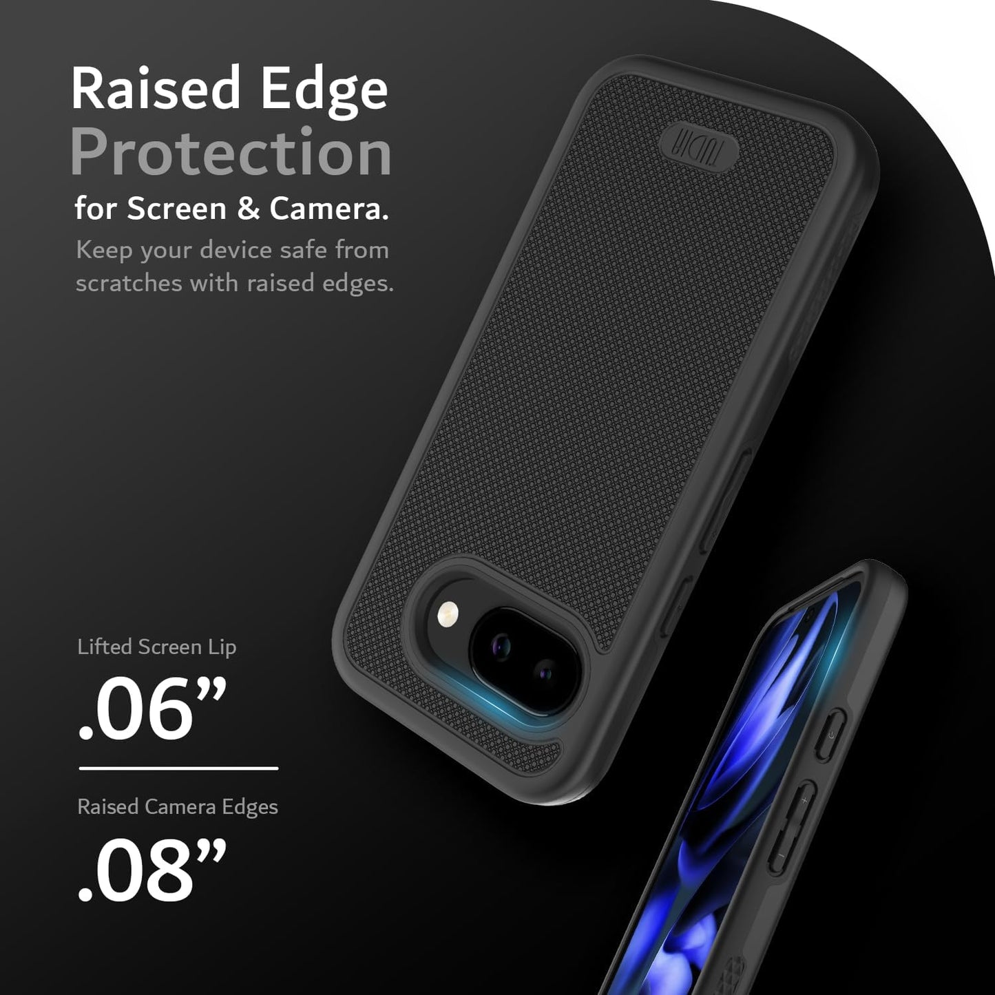 Google Pixel 9a MergGrip Military Grade Dual Layer Protection Heavy Duty Case - TUDIA Products