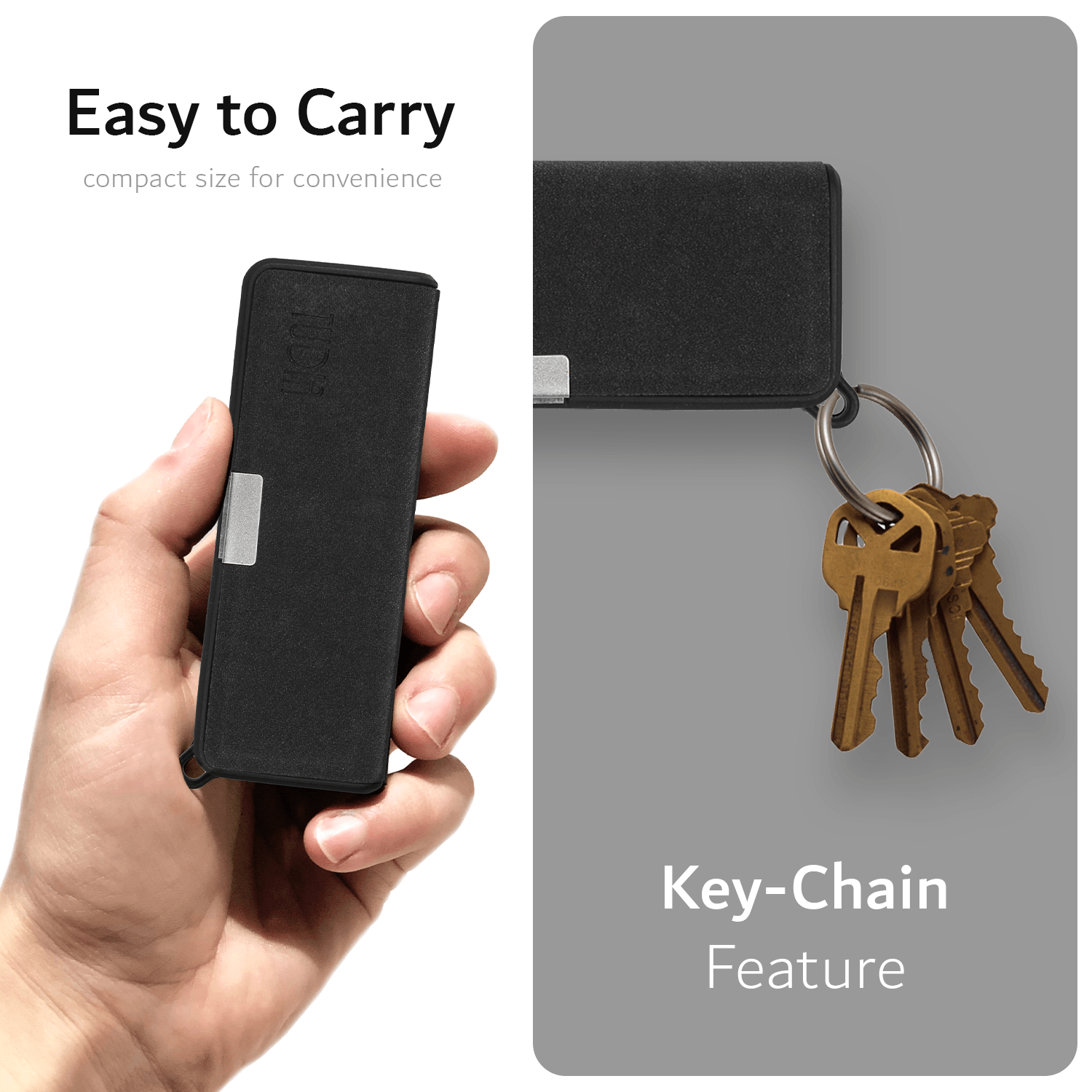 TUDIA Slim-Fit Heavy Duty Leather Case for AliveCor Kardia Mobile 6L Heart Monitor – Compact Travel Carrying Case