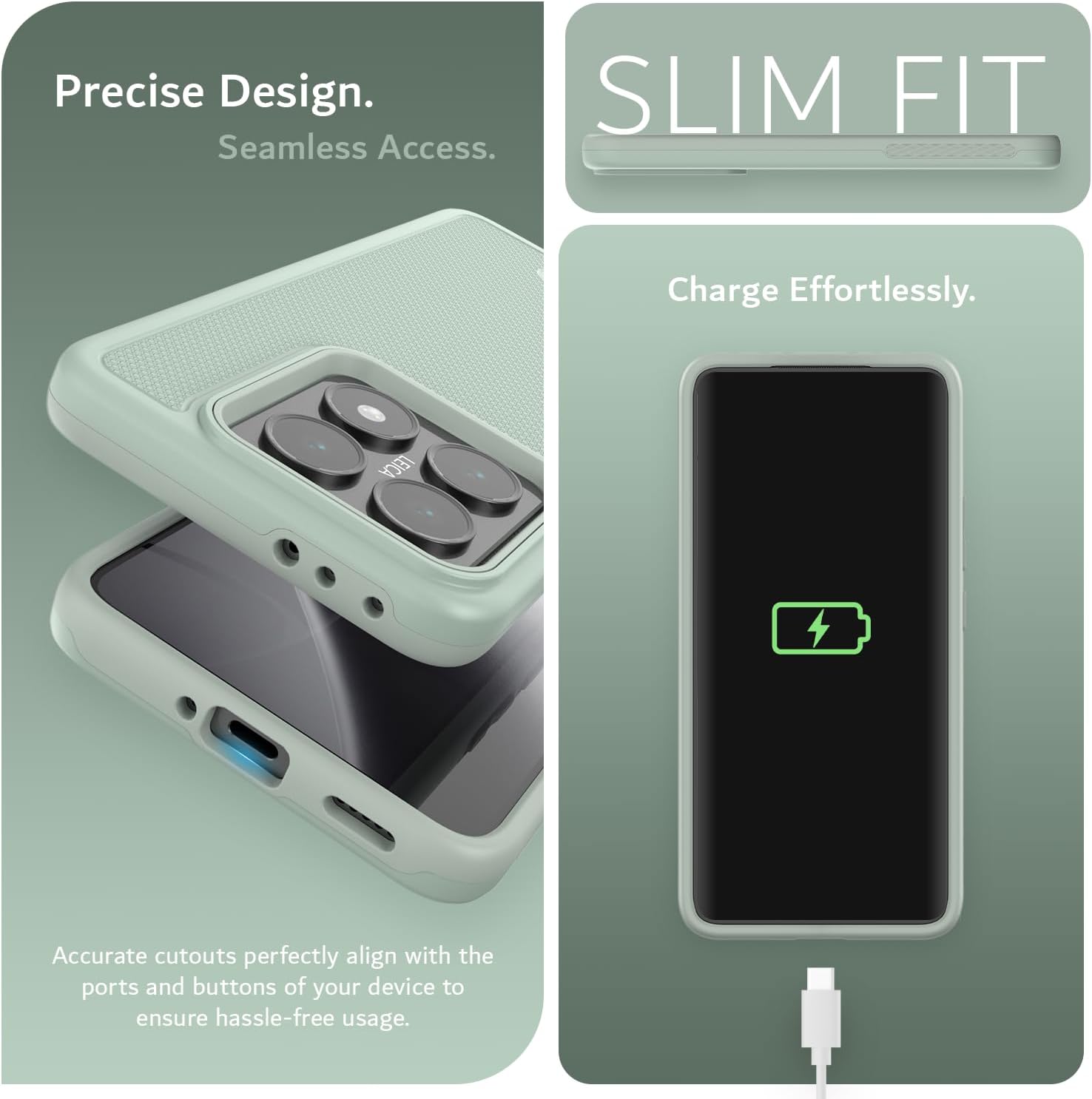 Xiaomi 14T 5G (2024) MergeGrip Military Grade Dual Layer Protection - Heavy Duty Case - TUDIA Products