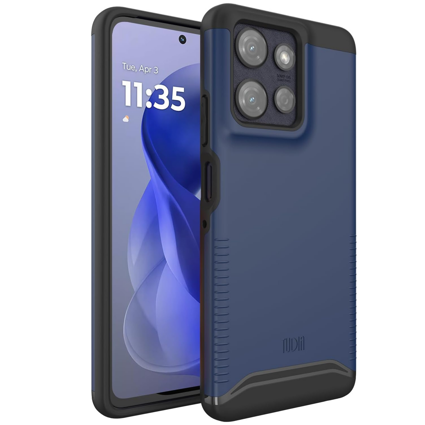 TUDIA Indigo Blue MagSafe Merge Case for Moto G Power 5G 2025 – Military Grade Drop Protection & Enhanced Grip