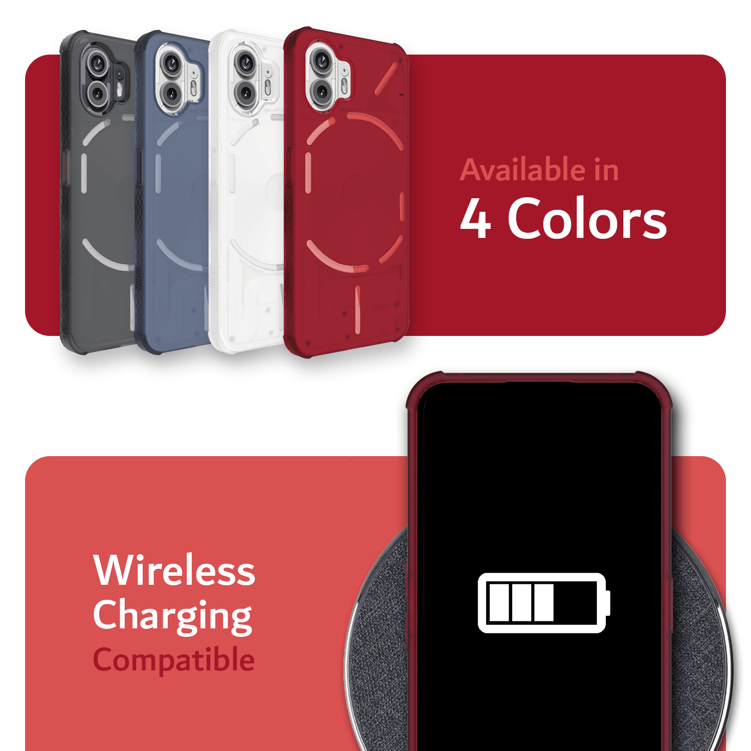 Nothing Phone (2) Case SKN Translucent Frosted Thin TPU - TUDIA Products