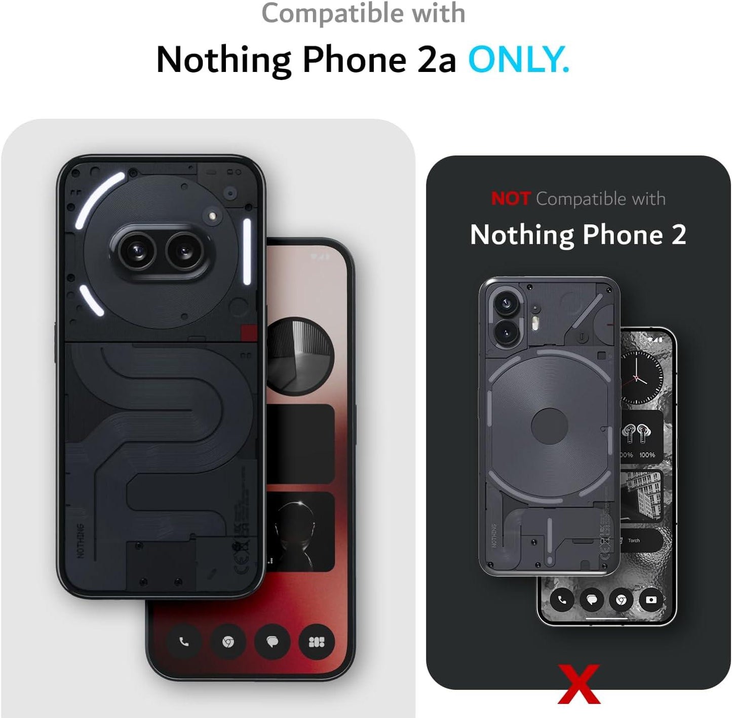 Nothing Phone 2a (2024) / Nothing Phone 2a Plus Case SKN Transparent - TUDIA Products