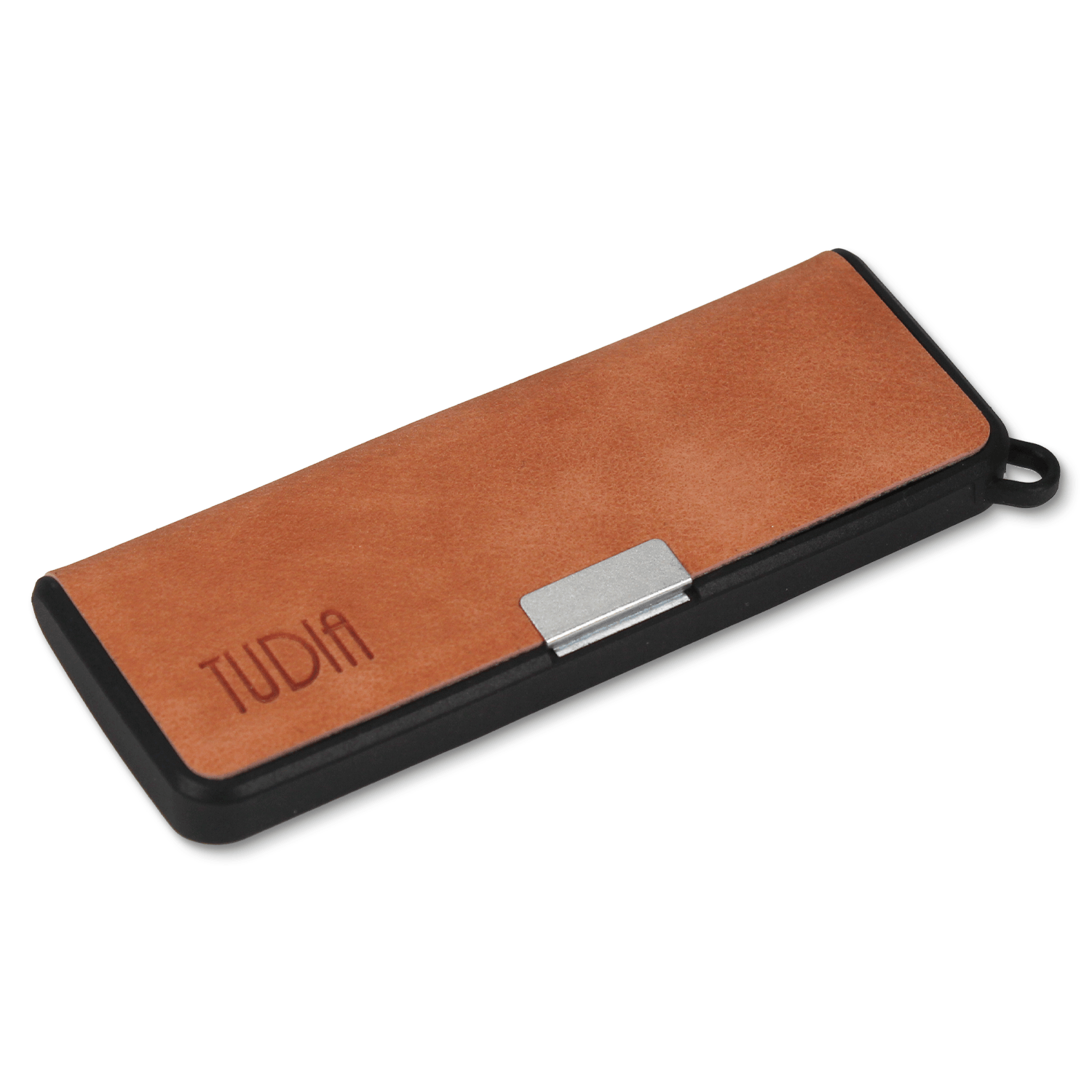 Slim-Fit Heavy Duty Leather Case for AliveCor Kardia Mobile 6L Heart Monitor - TUDIA Products