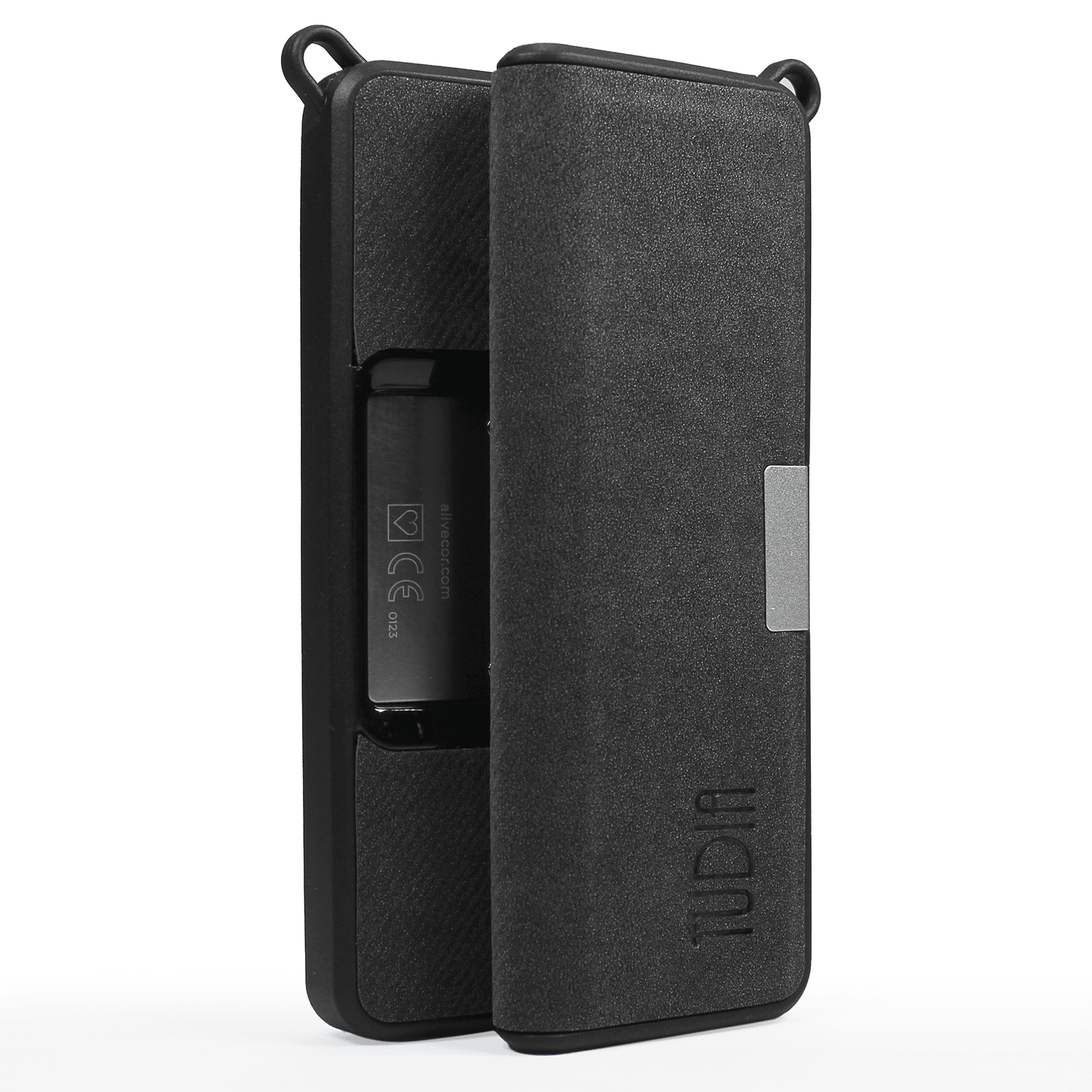 Slim-Fit Heavy Duty Leather Case for AliveCor Kardia Mobile 6L Heart Monitor - TUDIA Products