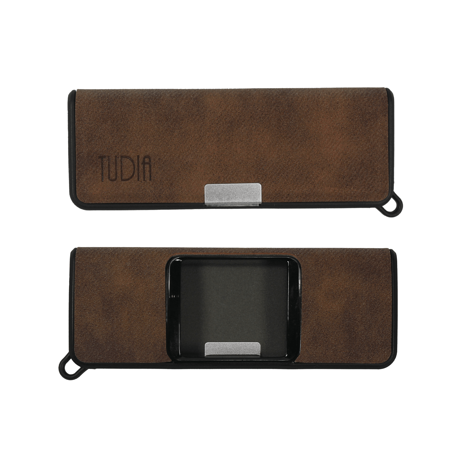 Slim-Fit Heavy Duty Leather Case for AliveCor Kardia Mobile 6L Heart Monitor - TUDIA Products